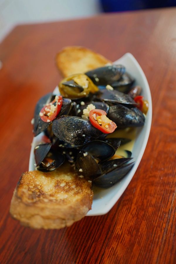 Mussels in a White Wine Sauce