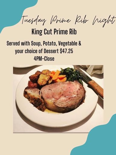 Thursday Night Football Plus Prime Rib & Import Draught Beer