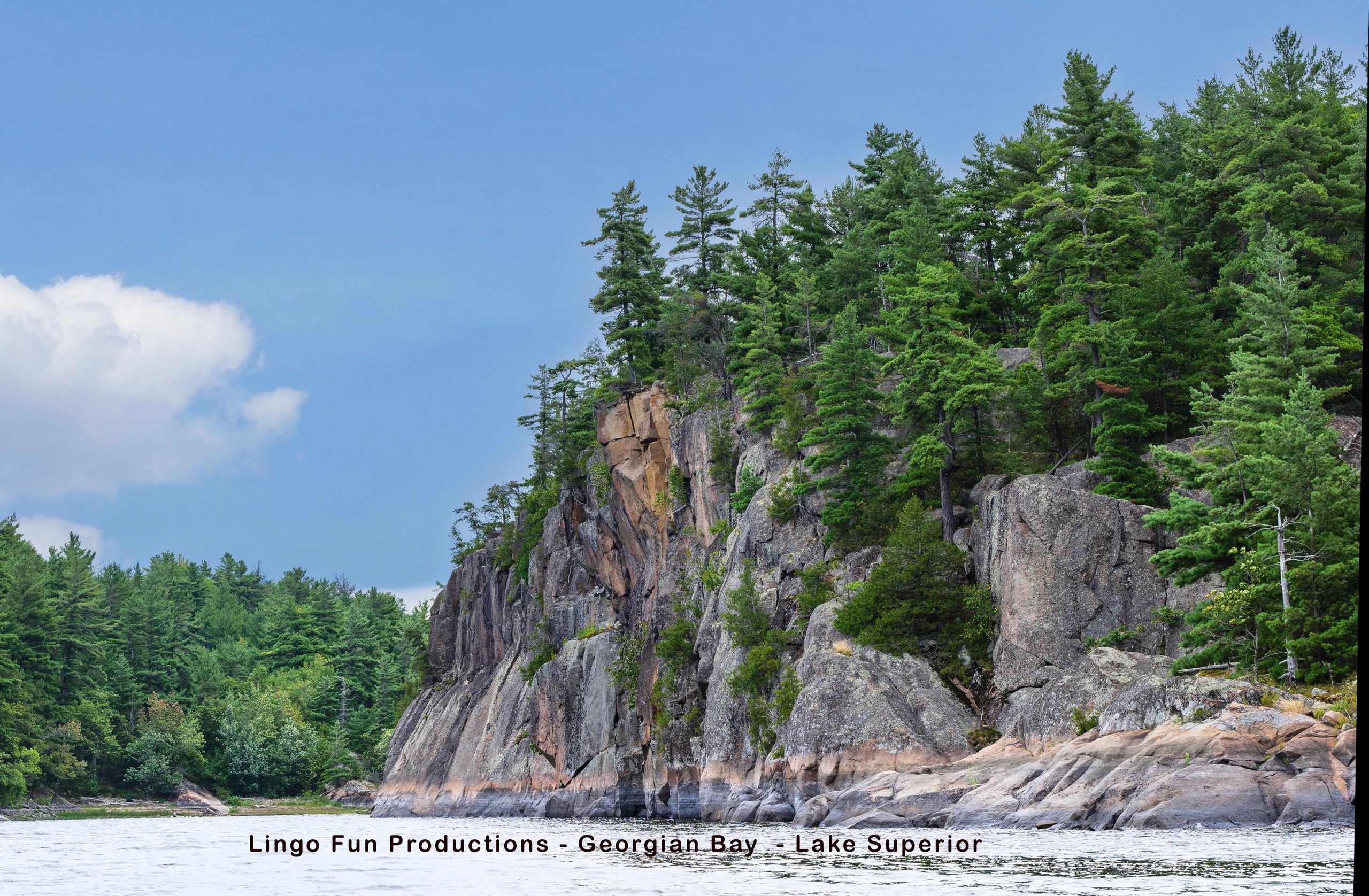 Image from the French River which feeds into  Georgian Bay