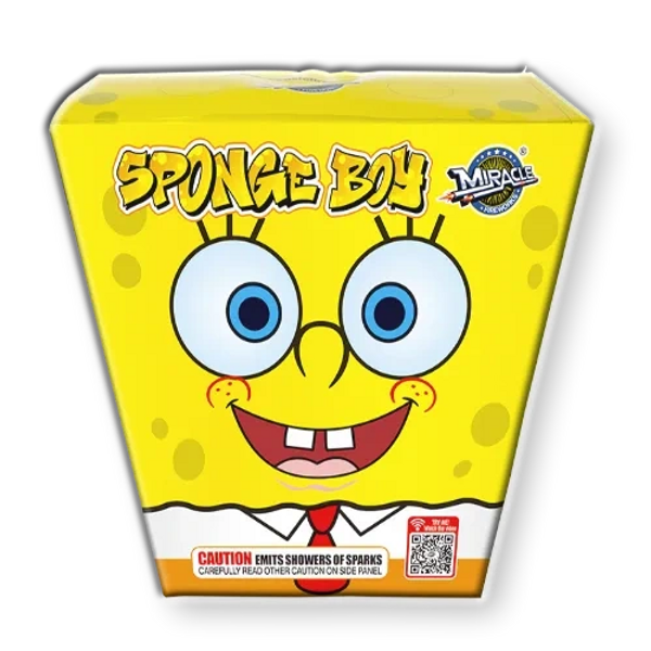 Sponge Boy is a great family friendly fountain that really packs a punch.  