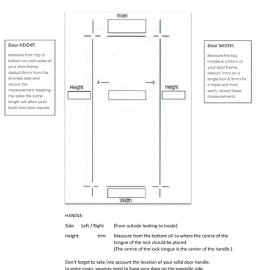 How To Measure Your Front Entry Door