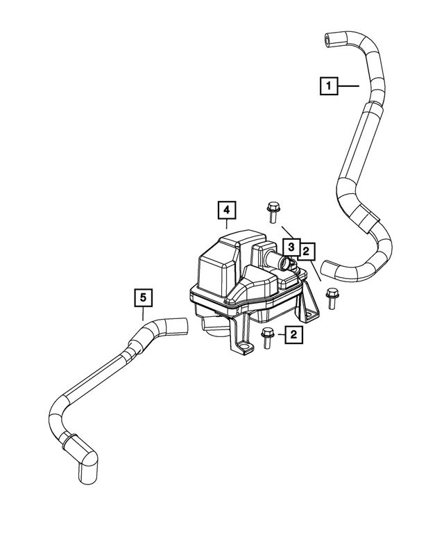 Mopar Engine Oil Separator with O Ring 4893197AA Fiat 500