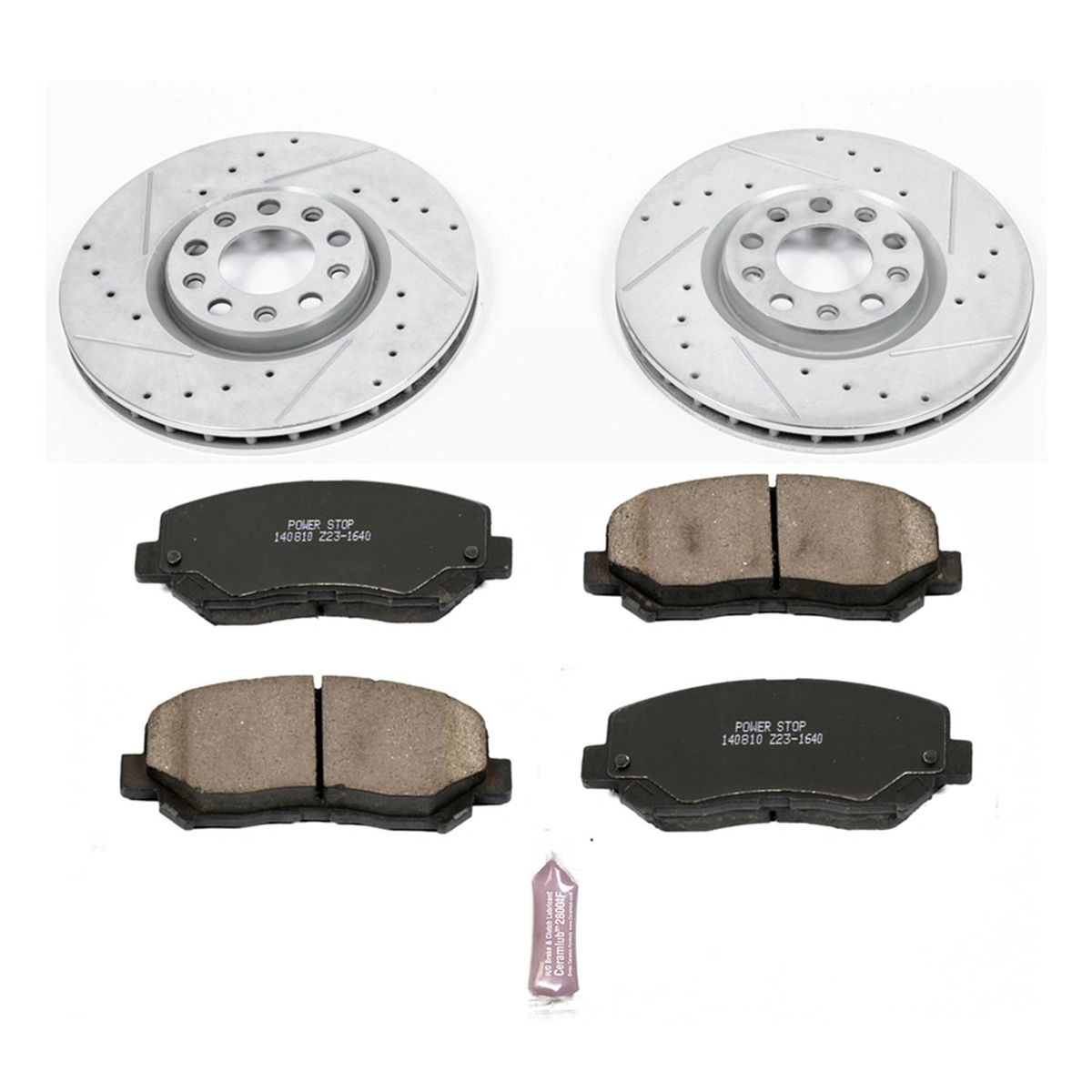PowerStop Z23 Evolution Sport Front & Rear Brake Kit | Dodge Dart (13-16) (K6373)
