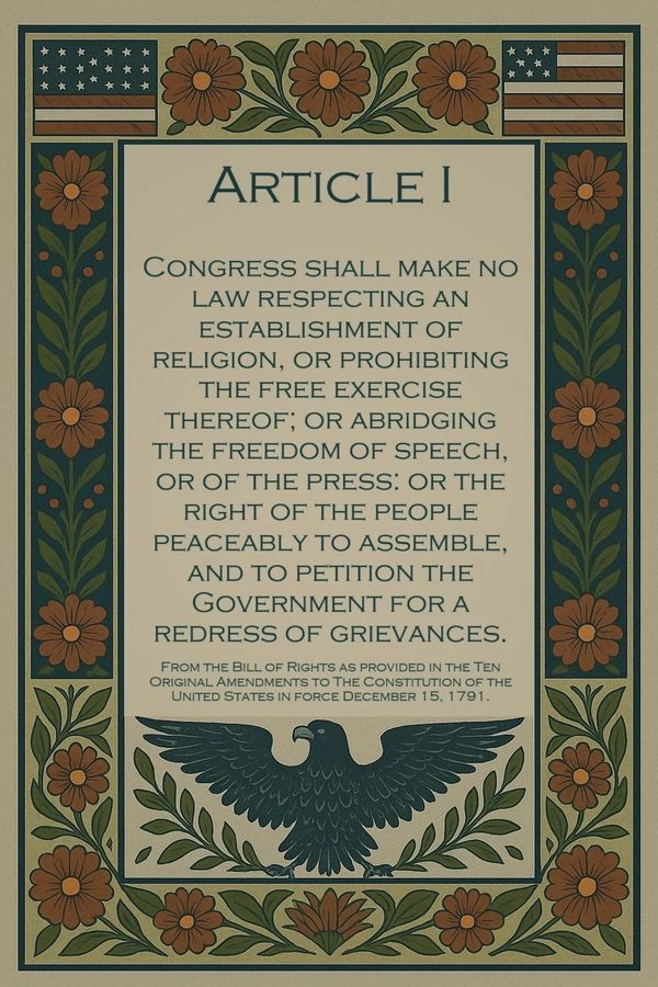 Article 1, the United States Constitution