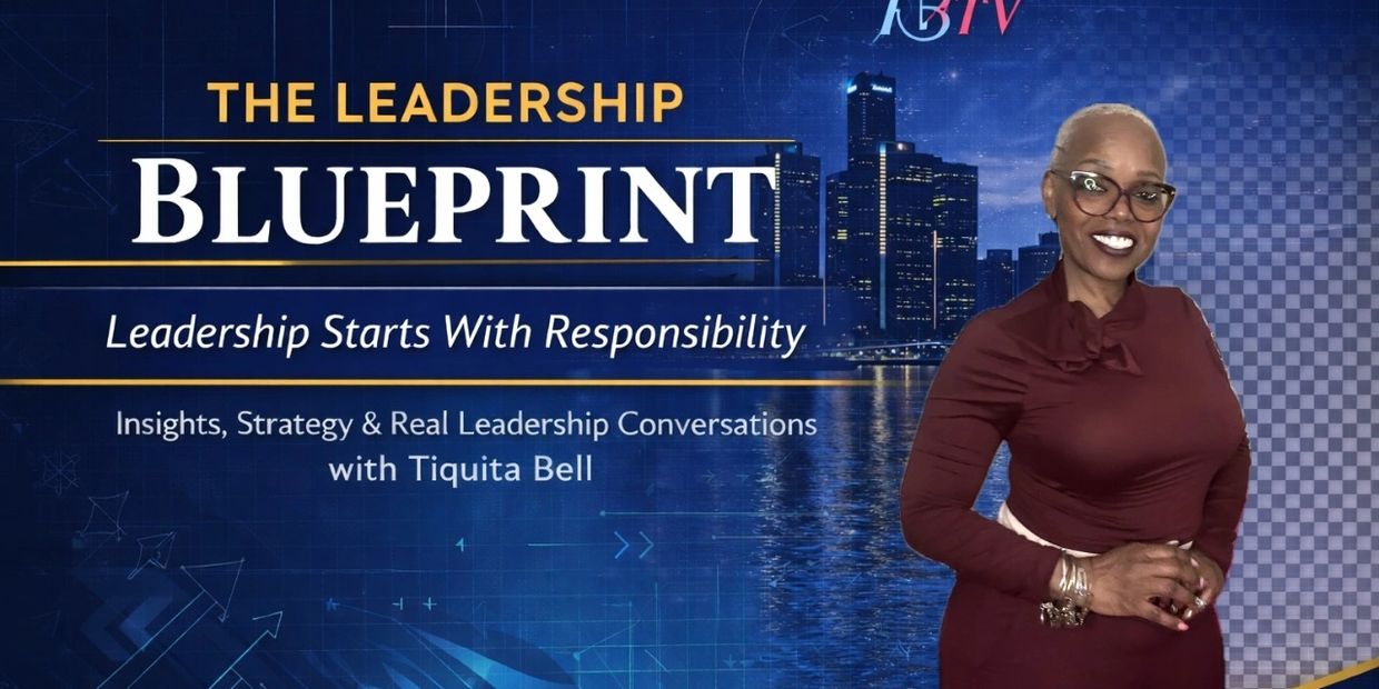 Tiquita Bell hosts leadership conversations on The Leadership Blueprint.