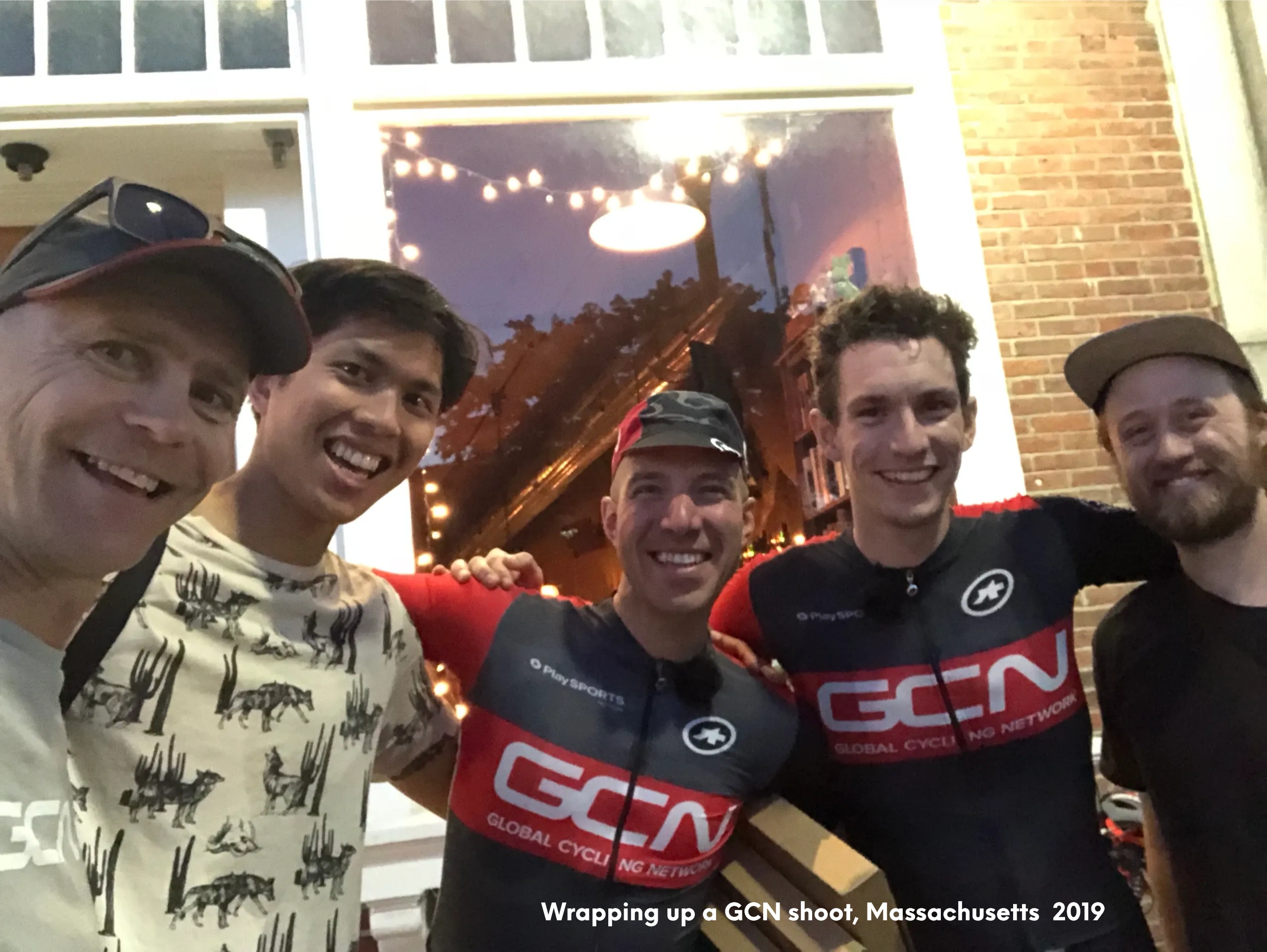 Wrapping up a GCN shoot, Massachusetts  2019