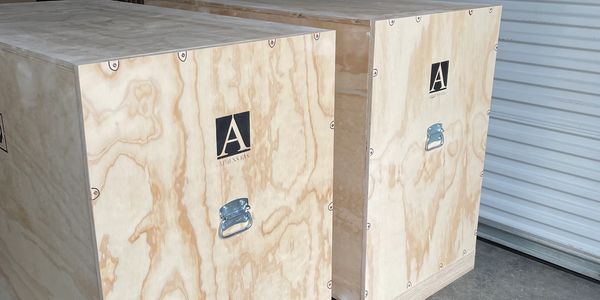 Custom crates for fine art moving