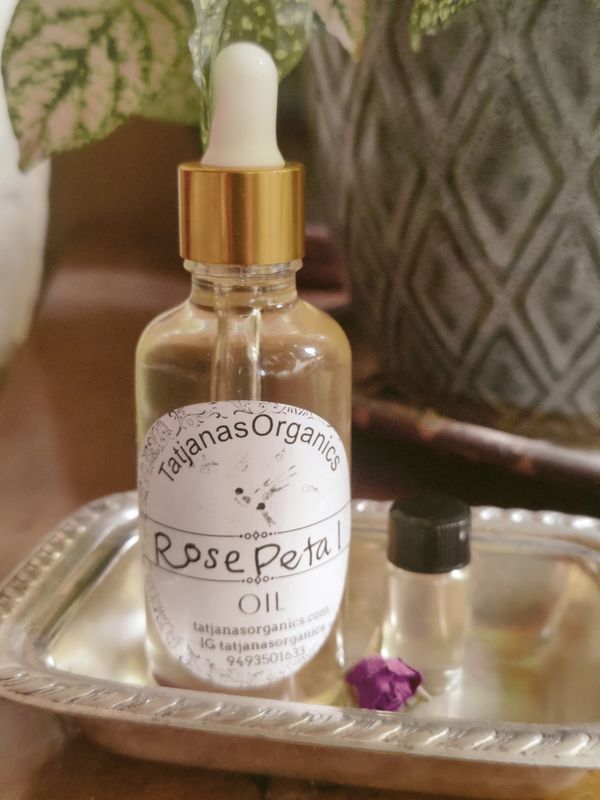 Rose petal oil