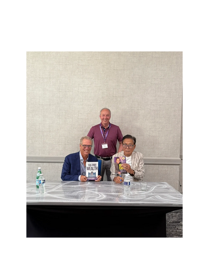Paul with Tom Wheelwright and Robert Kiyosaki