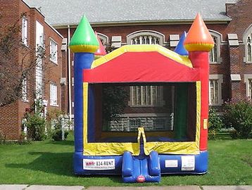 14x14 plain bounce house. Moonwalk