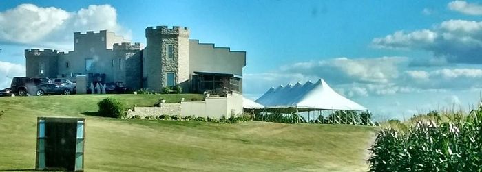 Wedding tent. beautiful wedding. Crawford county castle.