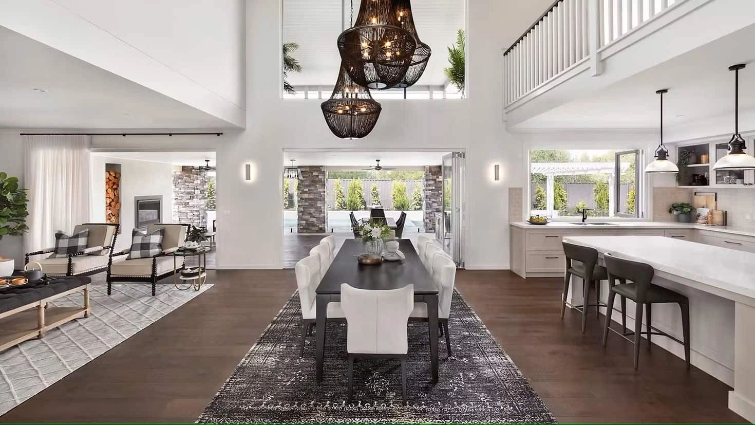 The Langley — Kitchen and dining