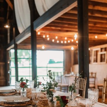 Raw Modern wedding space for your reception or ceremony or both. Tablescape
Laze L Farm Photography