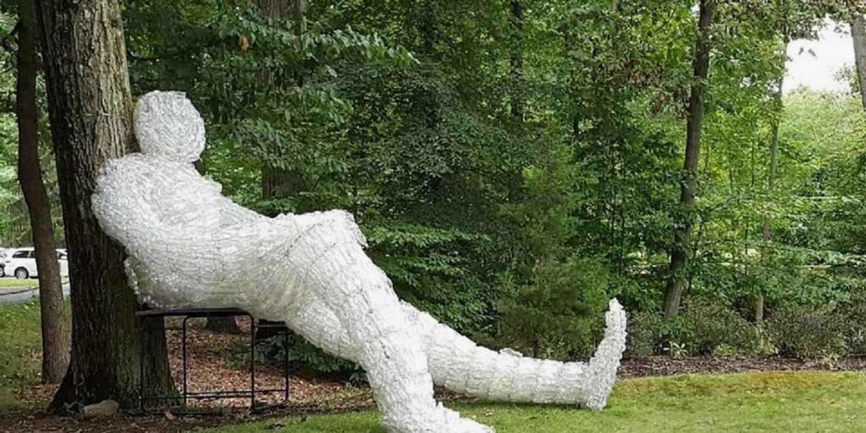 WATER BOTTLE SCULPTURE