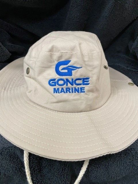 Fishing Hat Tan/Blue