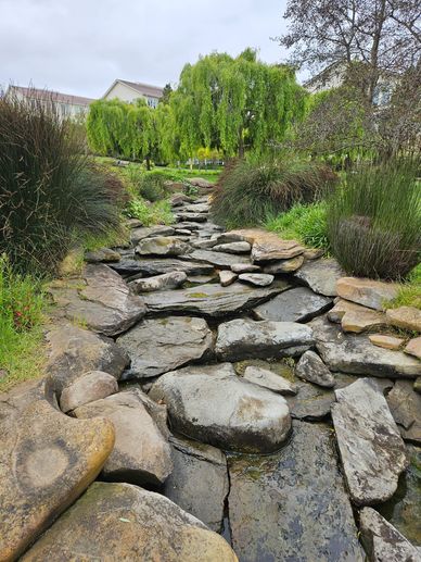 Small park in Californiam USA