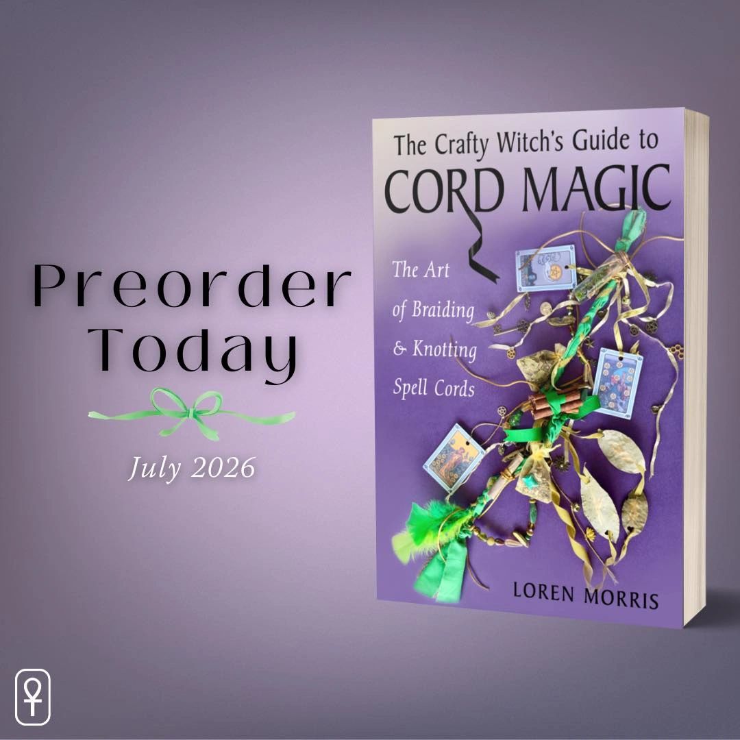 The Crafty Witch's Guide to Cord Magic book cover — available for pre-order July 2026