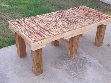 wood bench outdoor seating