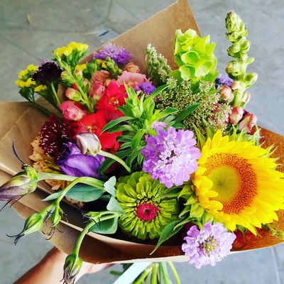 bright flower bouquet