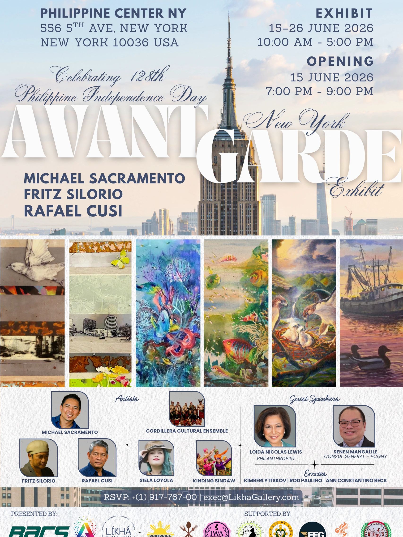 VANT-GARDE: NEW YORK EXHIBIT
Celebrating the 128th Philippine Independence Day
