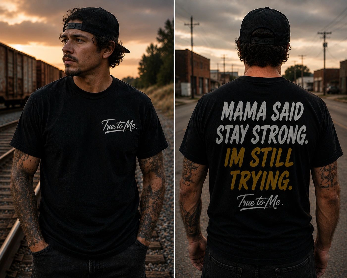 MAMA SAID STAY STRONG. IM STILL TRYING.