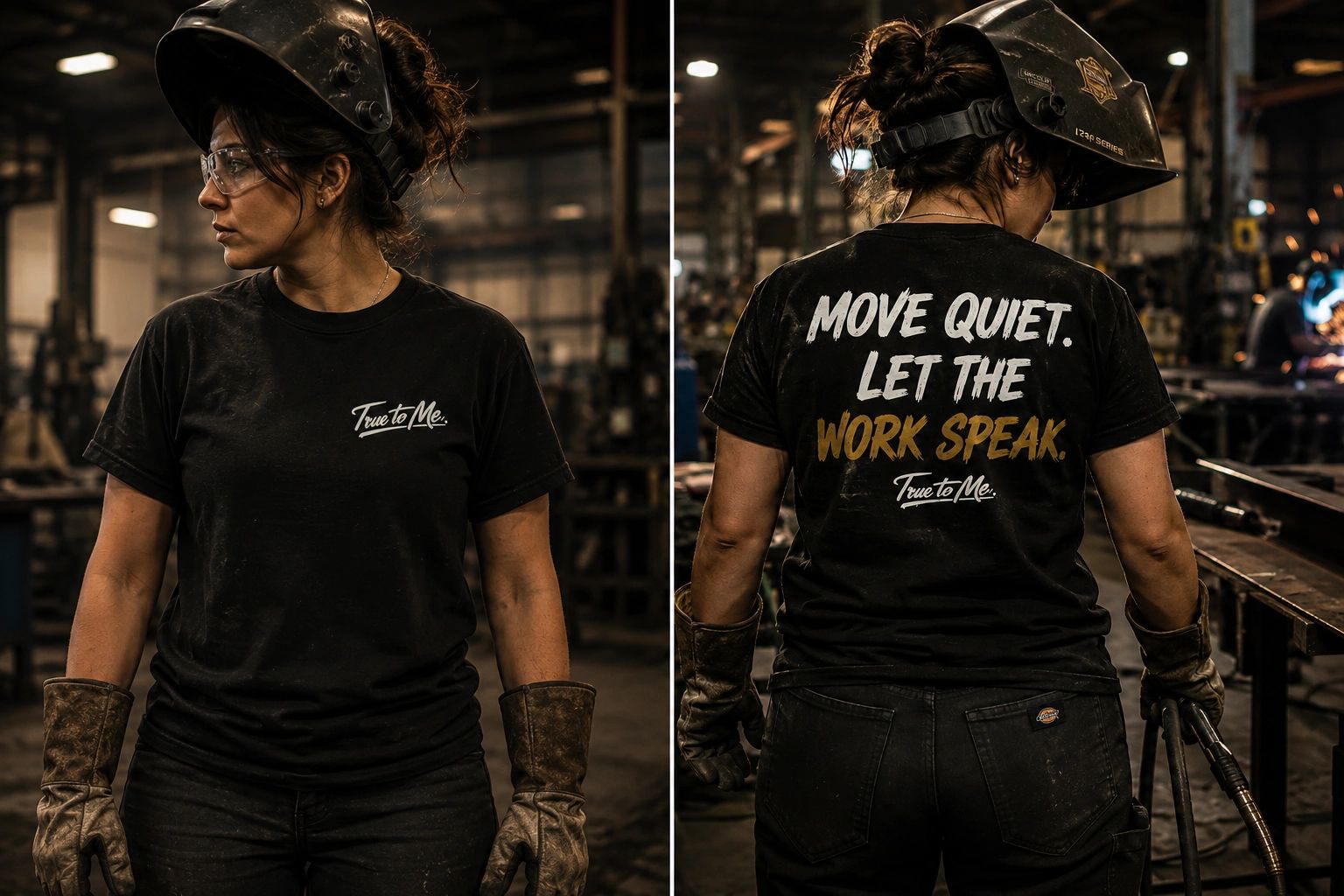 MOVE QUIET. LET THE WORK SPEAK.