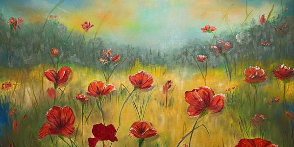 Tinna Hood art: poppy fields