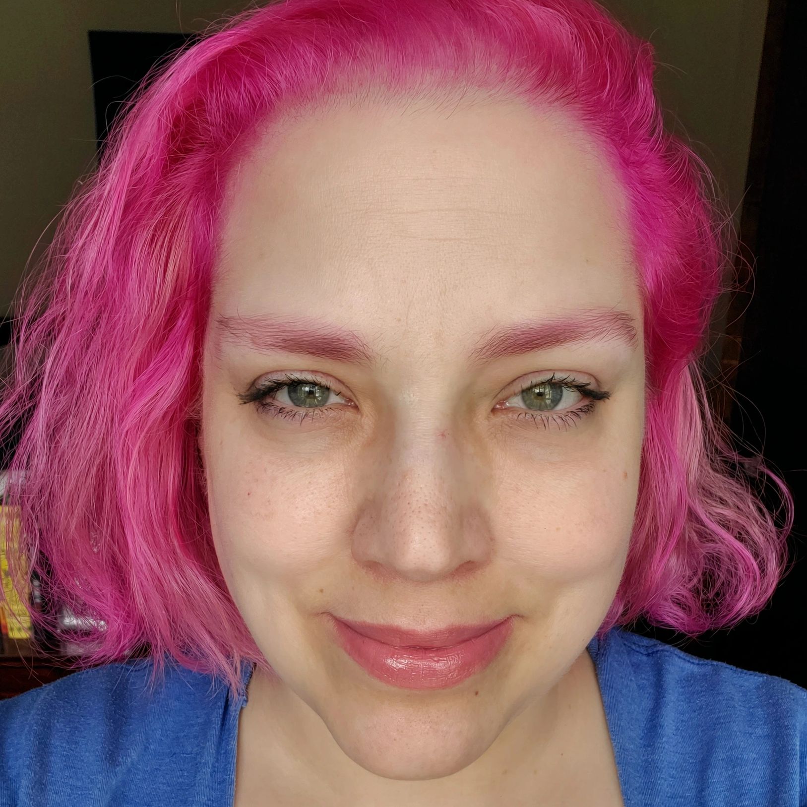 Speculative Fiction Author Jaime Johnesee with pink hair