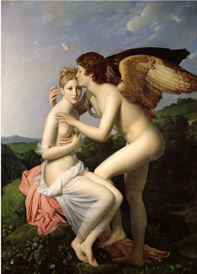 "Cupid and Psyche" Artist: François Gérard (1789). Paris: Louvre Museum