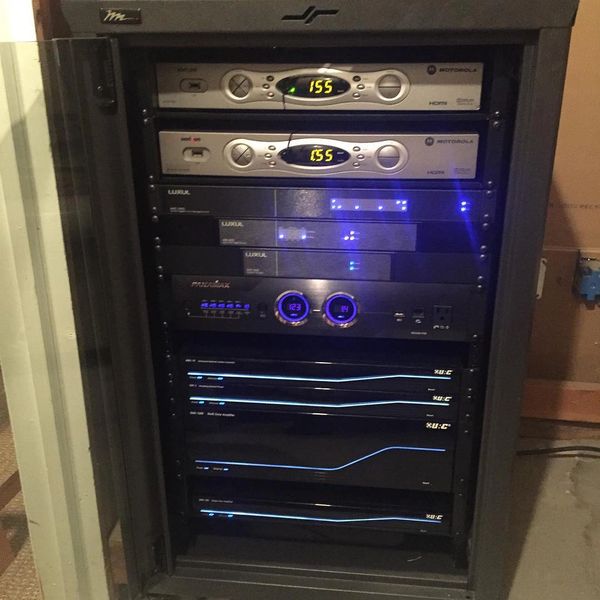 AV Rack. Luxul and URC Total control