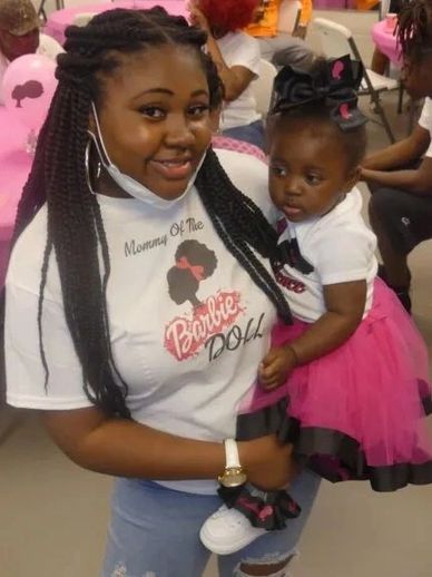FAMU STUDENT C'era Pace and her daughter, Kaydence Pace. 