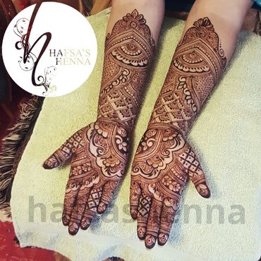 bridalhenna for a Bengali bride in gta 