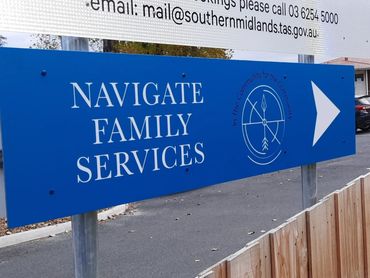 Digital print, aluminium panel 
 mounted on poles with brackets.
Street signs, community sign, metals