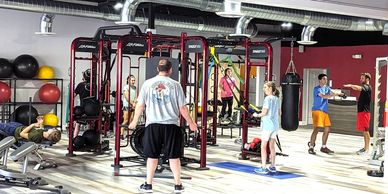 Special Friends fitness small group training session in Roswell, GA