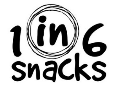 1 in 6 Snacks logo – gourmet snack brand supporting hunger relief and fighting food insecurity.