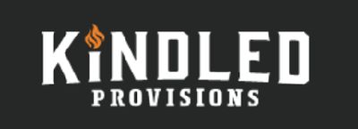 Kindled Provisions logo for USDA-certified kiln-dried Southern Appalachian Hardwood firewood