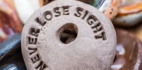 Ceramic Sight Stones - handcrafted keepsakes supporting Choroideremia Research Foundation