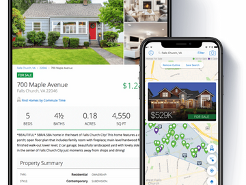 Home Snap is a mobile app that is easy to search for real estate and properties and interact with 