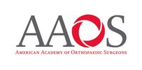 Logo of the American Academy of Orthopaedic Surgeons with stylized letters.