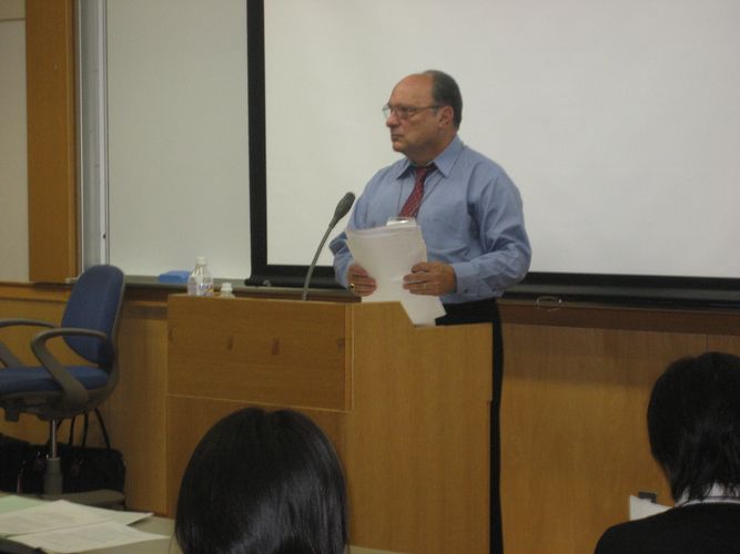 Alvino E. Fantini, Ph.D. at a presentation