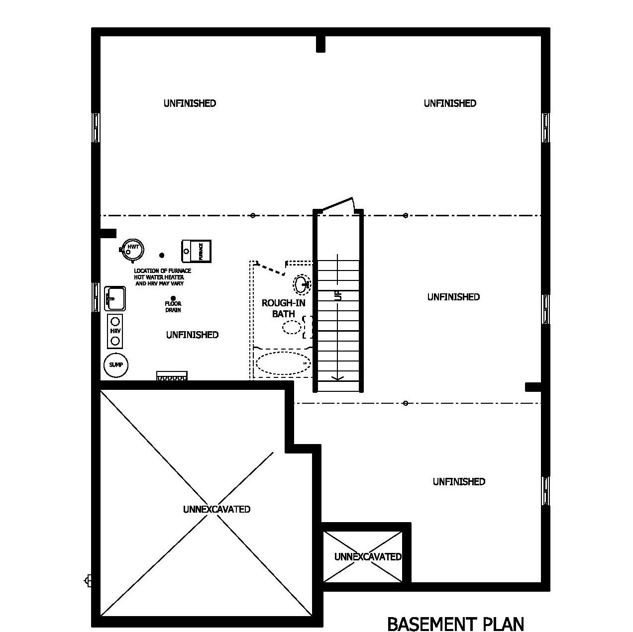 The Hudson Basement Plan
Greenwood Landings
New Homes in Coldwater