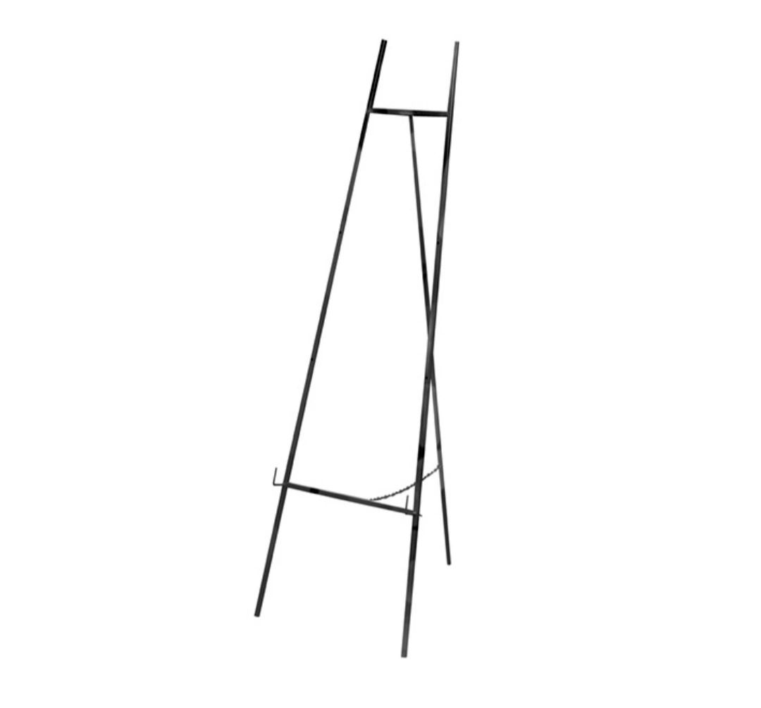 Black Metal Easel HIRE