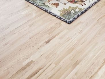 Red Oak with natural waterbased finish.