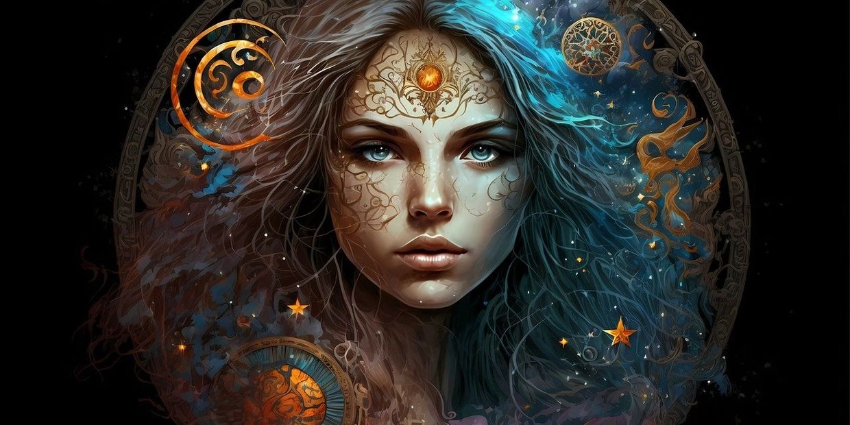 Zodaic celestial woman astrology