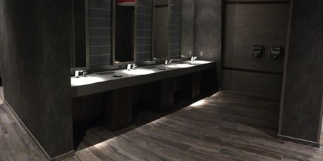 SANITIZED RESTROOMS 