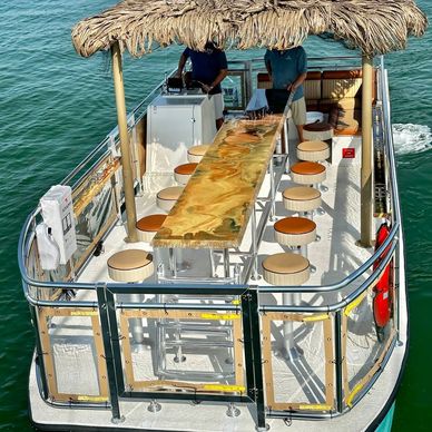 Island Hoppers Boat Tours - Tiki Boat - Booze Cruise