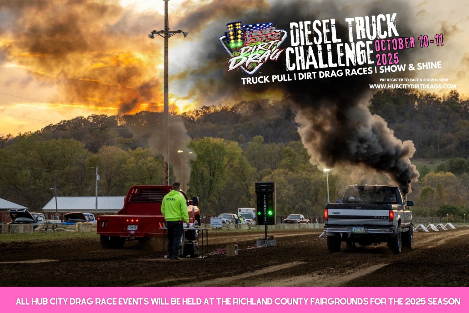 Exciting Diesel Truck Drag Race Events | Hub City Dirt Drags