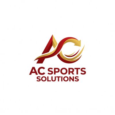 Logo of AC Sports Solutions with stylized letters.
