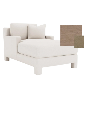 QTY (2) BERNHARDT MILLY CHAISE  
36" X 60.6"D 33.5"H