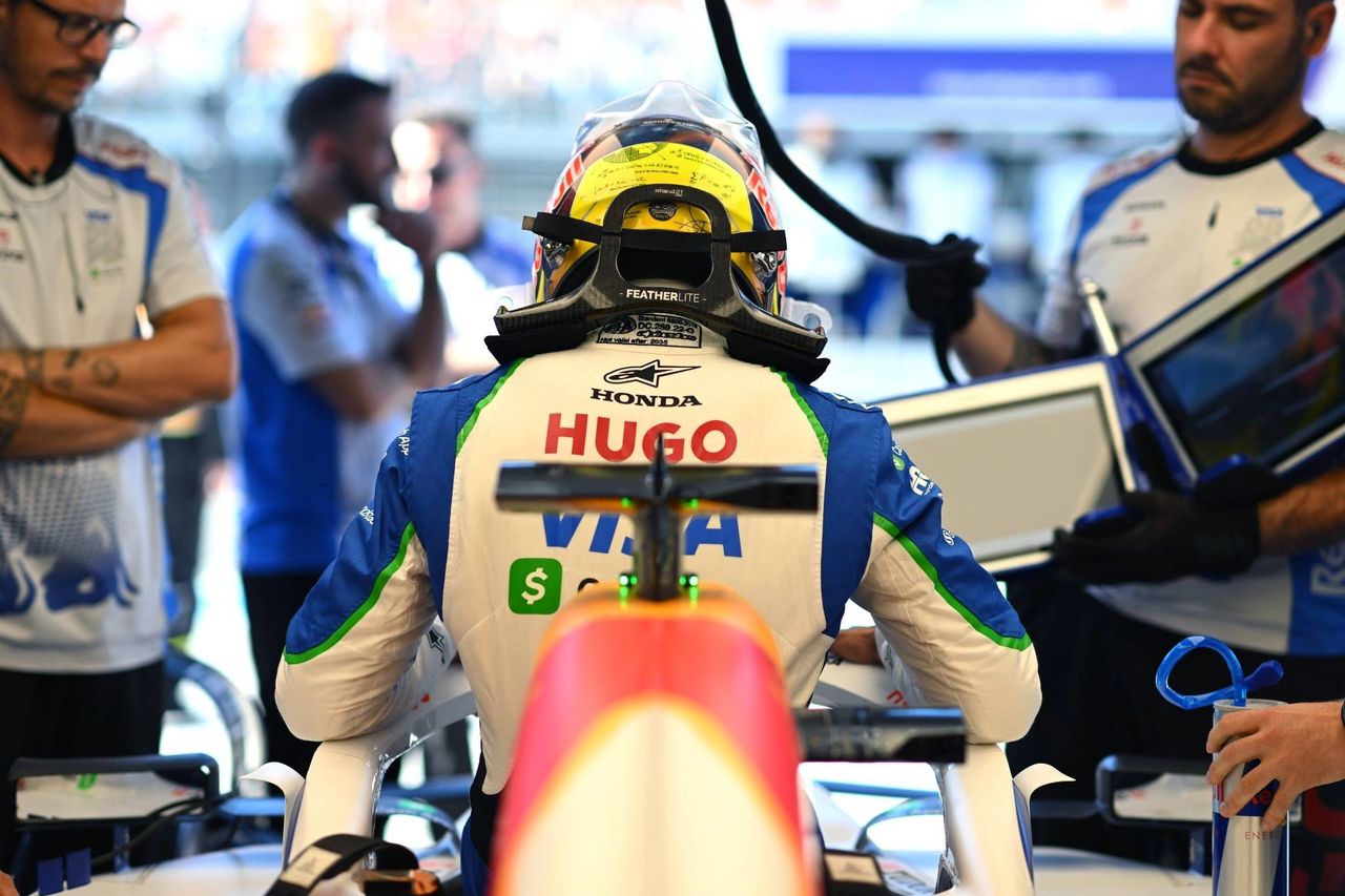 Isack Hadjar in the garage ahead of 2025 Dutch GP Qualifying at Zandvoort, representing Racing Bulls in a standout performance Isack Hadjar in the garage ahead of 2025 Dutch GP Qualifying at Zandvoort, representing Racing Bulls in a standout performance